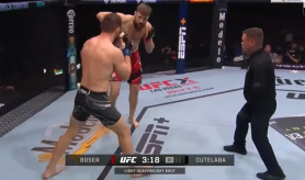 Victorie pentru Ion Cuțelaba la gala UFC: „Hulk de Moldova" l-a făcut K.O. pe canadianul Tanner Boser